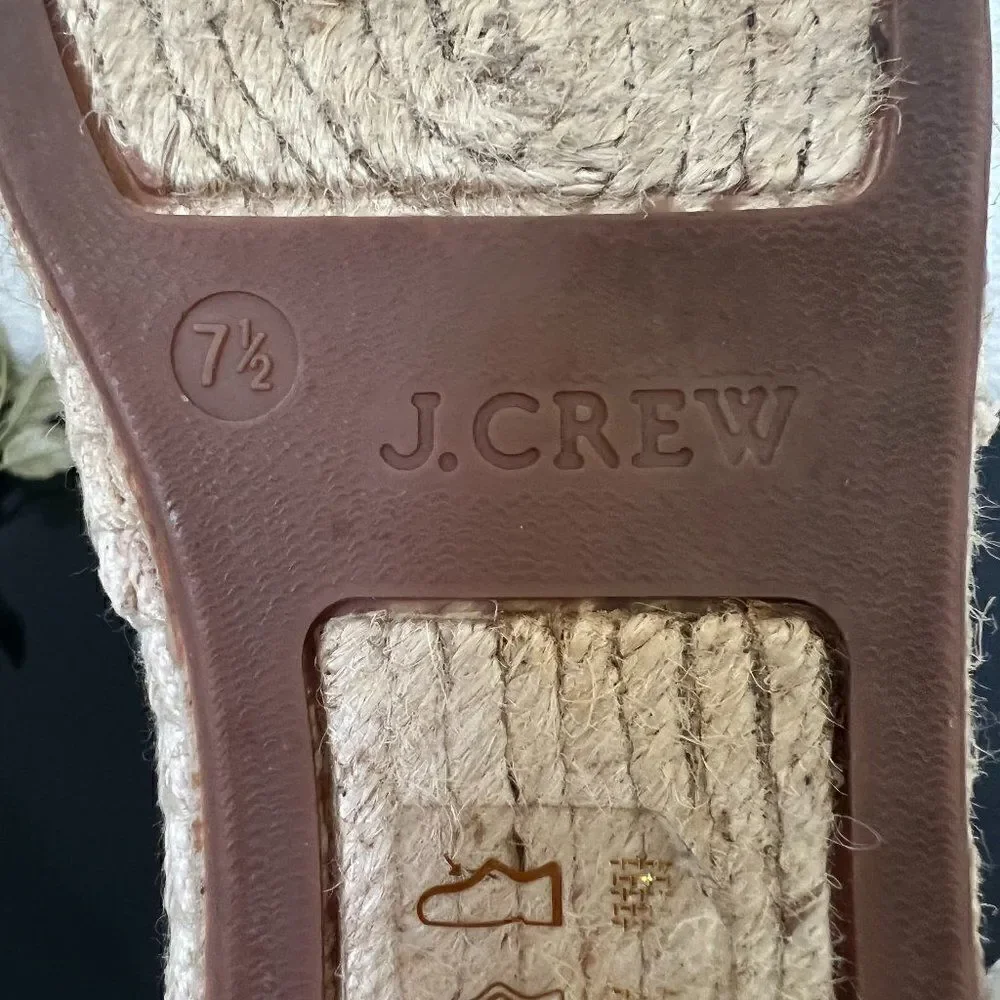 J. Crew crew embroidered